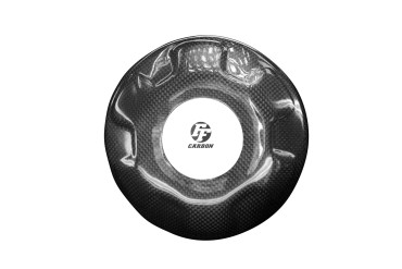 Cache du carter d´entraînement arrière Carbone pour Triumph Speed Triple 2016- Carbone+Fibre de Verre | Toile Contraignant | Brillant