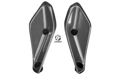 Carbon Aero Kit (additional wind deflectors) for BMW R 1200 RS 2015- / R 1250 RS 2018- Carbon+Fibreglass | Plain Weave | Glossy