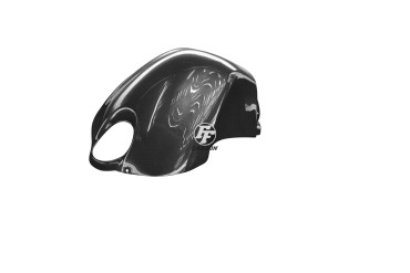 Covertor de caja de aire Carbono por Buell XB Carbono+Fibra de Vidrio | Patron Sencillo | Brillante