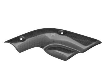 Carenatura di scarico 13,1 cm di distanza tra i fori di scarico Carbonio per Ducati 748 / 916 / 996 / 998 