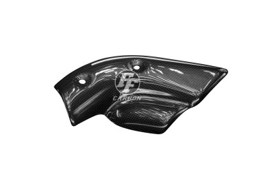 Carbon Auspuffverkleidung 7,7 cm Lochabstand für Ducati 748 / 916 / 996 / 998 100% Carbon | Leinwand | Glossy