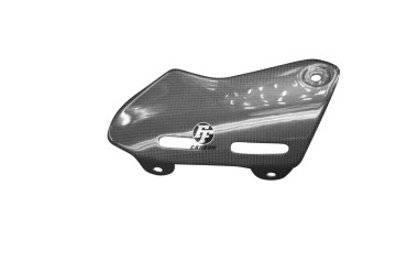 Covertor de Escape (parte trasera) Carbono por Ducati Monster 1200 / 1200S 2014-2016 Carbono+Fibra de Vidrio | Patron Sencillo | Brillante