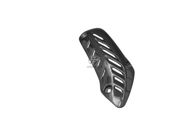 Piano di scarico trim top Carbonio per Ducati Monster 1200 / 1200S 2014-2016 / 1200R 2016-2019 / 821 2014-2017 Carbonio+Fibra di Vetro | Tela | Brillante