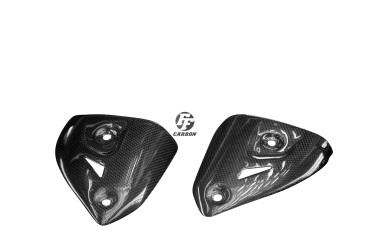Covertor de Escape Termignoni Slip-On Carbono por Ducati Panigale 899 / 959 / 1199 / 1299 Carbono+Fibra de Vidrio | Patron Sencillo | Brillante
