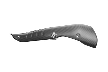 carenatura di scarico Carbonio per Aprilia RSV 4 2009-2014 / Tuono V4 2009-2016 100% Carbonio | Spigato | Opaco