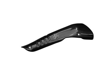 carenatura di scarico Carbonio per Aprilia RSV 4 2009-2014 / Tuono V4 2009-2016 Carbonio+Fibra di Vetro | Tela | Brillante