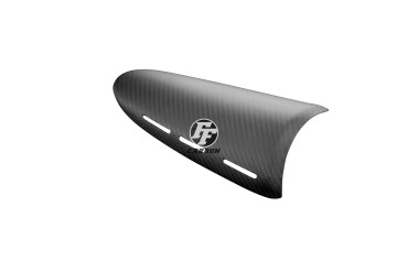 Covertor de Escape Carbono por Ducati Diavel 2010-2013 Carbono+Fibra de Vidrio | Patron Enlazado | Opaco
