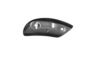 Carbon Exhaust Cover for Ducati Diavel 2010-2015 Carbon+Fibreglass | Twill Weave | Glossy