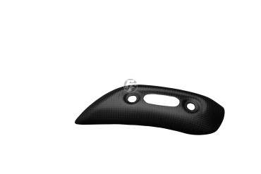 Carbon Exhaust Cover for Ducati Monster 696 / 796 / 1100 / 1100 EVO 100% Carbon | Plain Weave | Matt