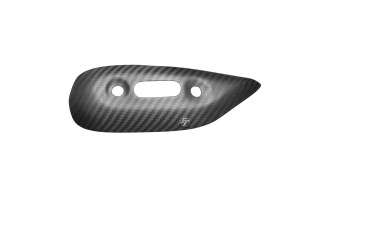 Carbon Exhaust Cover for Ducati Monster 696 / 796 / 1100 / 1100 EVO Carbon+Fibreglass | Twill Weave | Matt