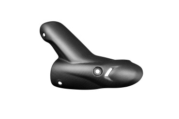 Carbon Exhaust Cover for Ducati Monster 937 2021- Carbon+Fibreglass | Plain Weave | Matt