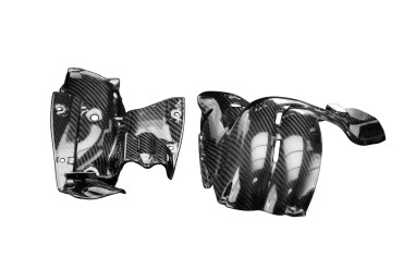 Carénage d´échappement Carbone pour Ducati Panigale V4 / V4S / V4 SP 2021- / Streetfighter V4 2020-2021 100% Carbone | Toile Sergé | Brillant