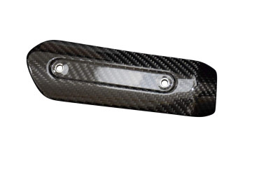 Carbon Exhaust Cover for Ducati Scrambler 1100 Spoort 2020 Carbon+Fibreglass | Twill Weave | Glossy