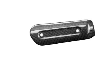 Carbon Exhaust Cover for Ducati Scrambler 1100 Spoort 2020 Carbon+Fibreglass | Plain Weave | Glossy