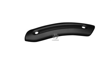 Covertor de Escape Carbono por Ducati Scrambler / Monster 797 Carbono+Fibra de Vidrio | Patron Sencillo | Opaco