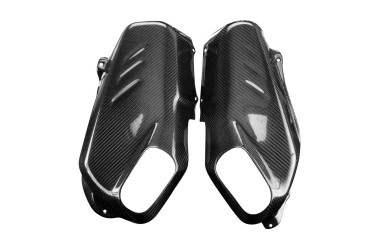 Covertor de Escape Carbono por Ducati Streetfighter V4 100% Carbono | Patron Enlazado | Brillante