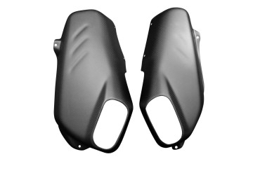 Carénage d´échappement Carbone pour Ducati Streetfighter V4 Carbone+Fibre de Verre | Toile Contraignant | Mat