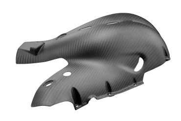 Carbon Exhaust Cover for Ducati Streetfighter V4 2020-2021 100% Carbon | Twill Weave | Matt