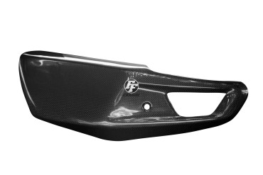 Covertor de Escape Carbono por KTM 1290 Super Adventure 2014-2020 Carbono+Fibra de Vidrio | Patron Sencillo | Brillante