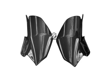 Carbon Auspuffverkleidung für KTM 990 Supermoto SMR 2009-2014 Carbon+Fiberglas | Leinwand | Glossy
