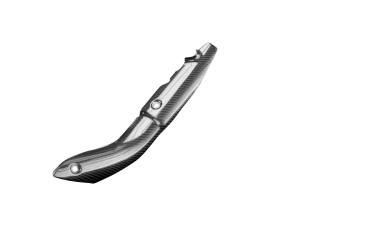 Carénage d´échappement Carbone pour Kawasaki Z1000 2014-2020 Carbone+Fibre de Verre | Toile Sergé | Brillant