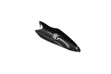 Covertor de Escape Carbono por Kawasaki Z900 2017- Carbono+Fibra de Vidrio | Patron Enlazado | Brillante