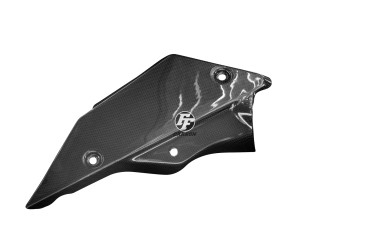 Covertor de Escape Carbono por Kawasaki ZX-10R 2008-2010 Carbono+Fibra de Vidrio | Patron Sencillo | Brillante