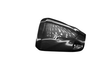 Covertor de Escape Carbono por Yamaha FZ1 Carbono+Fibra de Vidrio | Patron Enlazado | Brillante