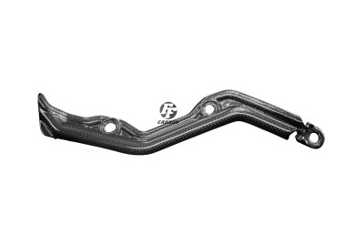 Protector de cable de freno Carbono por Ducati Panigale 1199 / 1299 100% Carbono | Patron Sencillo | Brillante