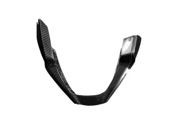 Alerón del motor (parte central) Carbono por Triumph Speed Triple 1200 RS / RR 2021- Carbono+Fibra de Vidrio | Patron Enlazado | Brillante