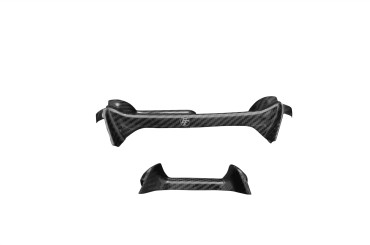 Conectores de Alerón del motor Carbono por Triumph Speed Triple 2011-2015 Carbono+Fibra de Vidrio | Patron Enlazado | Brillante
