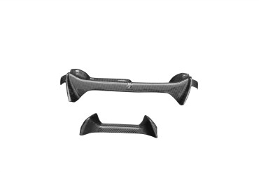 Conectores de Alerón del motor Carbono por Triumph Speed Triple 2011-2015 Carbono+Fibra de Vidrio | Patron Sencillo | Brillante