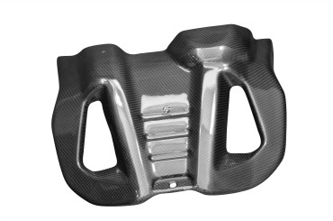 Alerón del motor Carbono por Ducati Hyperstrada / Hypermotard 821 2013-2015 939 2016- Carbono+Fibra de Vidrio | Patron Sencillo | Brillante