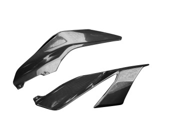 Spoiler anteriore Carbonio per Kawasaki Ninja 400 2019- 100% Carbonio | Spigato | Brillante
