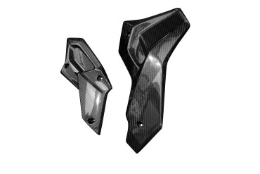 Spoiler anteriore Carbonio per Kawasaki Z H2 2020- 100% Carbonio | Spigato | Brillante