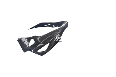 Spoiler anteriore Carbonio per Kawasaki Z1000 2014-2020 Carbonio+Fibra di Vetro | Spigato | Brillante