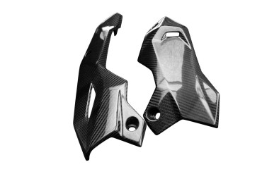 Carbon Belly Pan for Kawasaki Z900 2020-2023 Carbon+Fibreglass | Twill Weave | Glossy