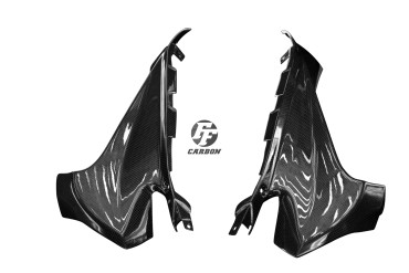 Carénage intérieur du Cockpit Carbone pour Aprilia RSV 4 RR/RF 2015-2020 Carbone+Fibre de Verre | Toile Contraignant | Brillant