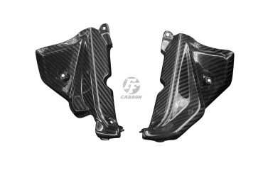 Finiture interne del pozzetto Carbonio per Aprilia Tuono V4 2015-2016 Carbonio+Fibra di Vetro | Spigato | Brillante