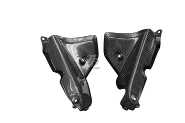 Panel interior de Tablero Carbono por Aprilia Tuono V4 2015-2016 Carbono+Fibra de Vidrio | Patron Sencillo | Brillante