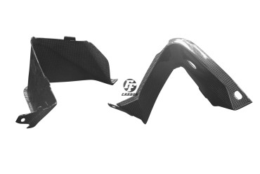 Panel interior de Tablero Carbono por BMW S1000XR 2014-2019 Carbono+Fibra de Vidrio | Patron Sencillo | Brillante