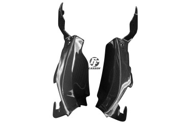 Panel interior de Tablero Carbono por Honda CBR 1000 RR 2017-2019 Carbono+Fibra de Vidrio | Patron Sencillo | Brillante