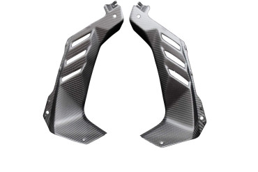 Carénage intérieur du Cockpit Carbone pour Kawasaki ZX-10R 2021- Carbone+Fibre de Verre | Toile Sergé | Mat