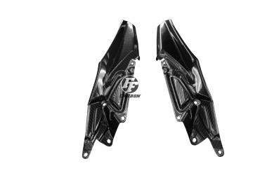 Carbon Cockpit Inner Panels for Triumph Tiger 800 100% Carbon | Twill Weave | Glossy