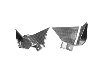 Carbon Cockpit Inner Panels for Yamaha YZF-R1 2020- Carbon+Fibreglass | Plain Weave | Glossy
