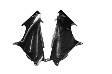 Covertor de Tablero Carbono por Kawasaki ZX12R 2000-2002 100% Carbono | Patron Enlazado | Brillante