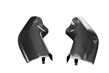 Covertor de Tablero Carbono por Kawasaki ZX6R 00-02 Carbono+Fibra de Vidrio | Patron Enlazado | Brillante