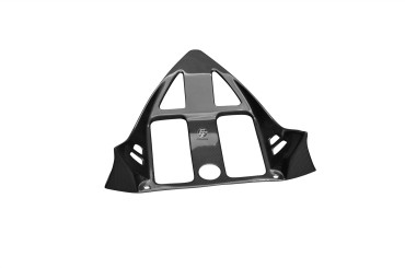 Marco triangular (Covertor de radiadores de aceite) Carbono por Aprilia RSV 1000R 2004-2009 Carbono+Fibra de Vidrio | Patron Sencillo | Brillante