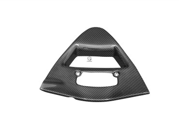 Telaio triangolare Coperchio del radiatore dell´olio Carbonio per Ducati 748 / 916 / 996 Carbonio+Fibra di Vetro | Spigato | Brillante