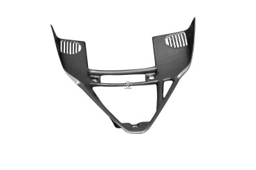 Marco triangular (Covertor de radiadores de aceite) Carbono por Ducati 749 / 999 100% Carbono | Patron Sencillo | Brillante